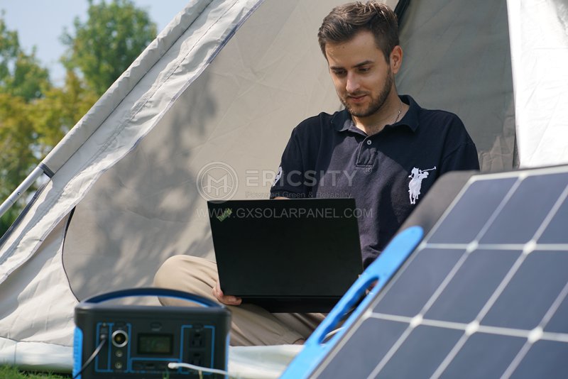 Efficient Charging Anywhere With A Solar Panel Foldable 100w