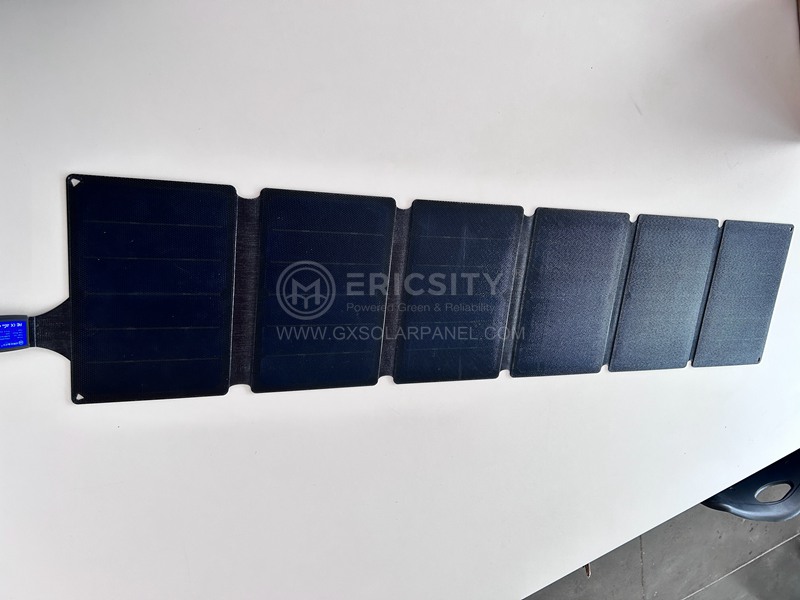 Efficient Charging With A 9 Watt Foldable Solar Panel